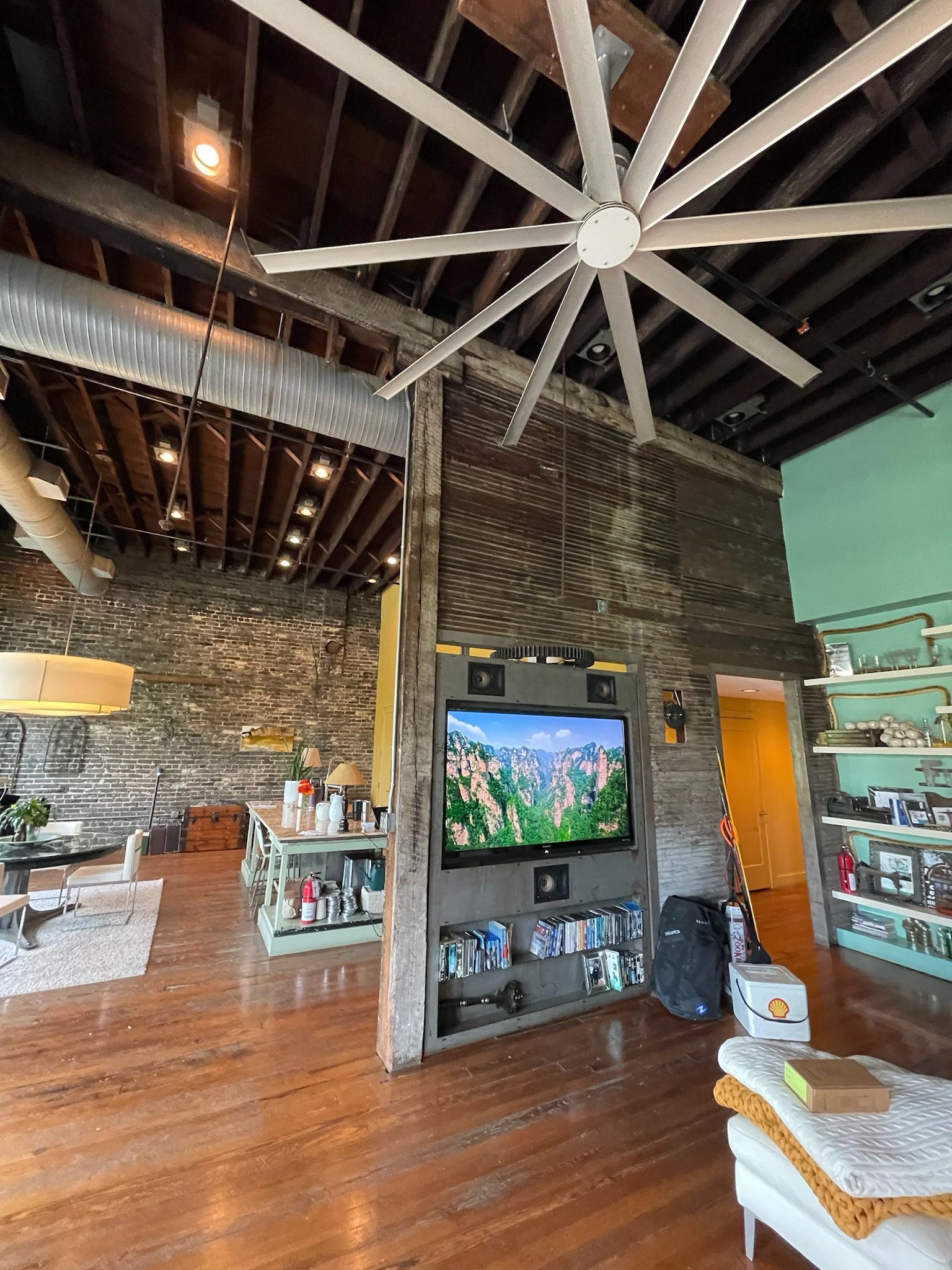 Modern warm colored bar